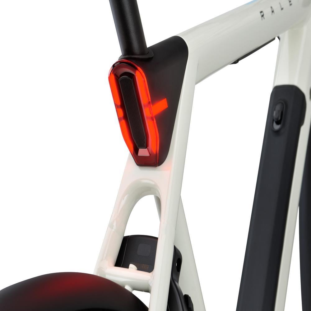 2026 Raleigh One Electric Bike With Belt Drive In White Gloss White Gloss