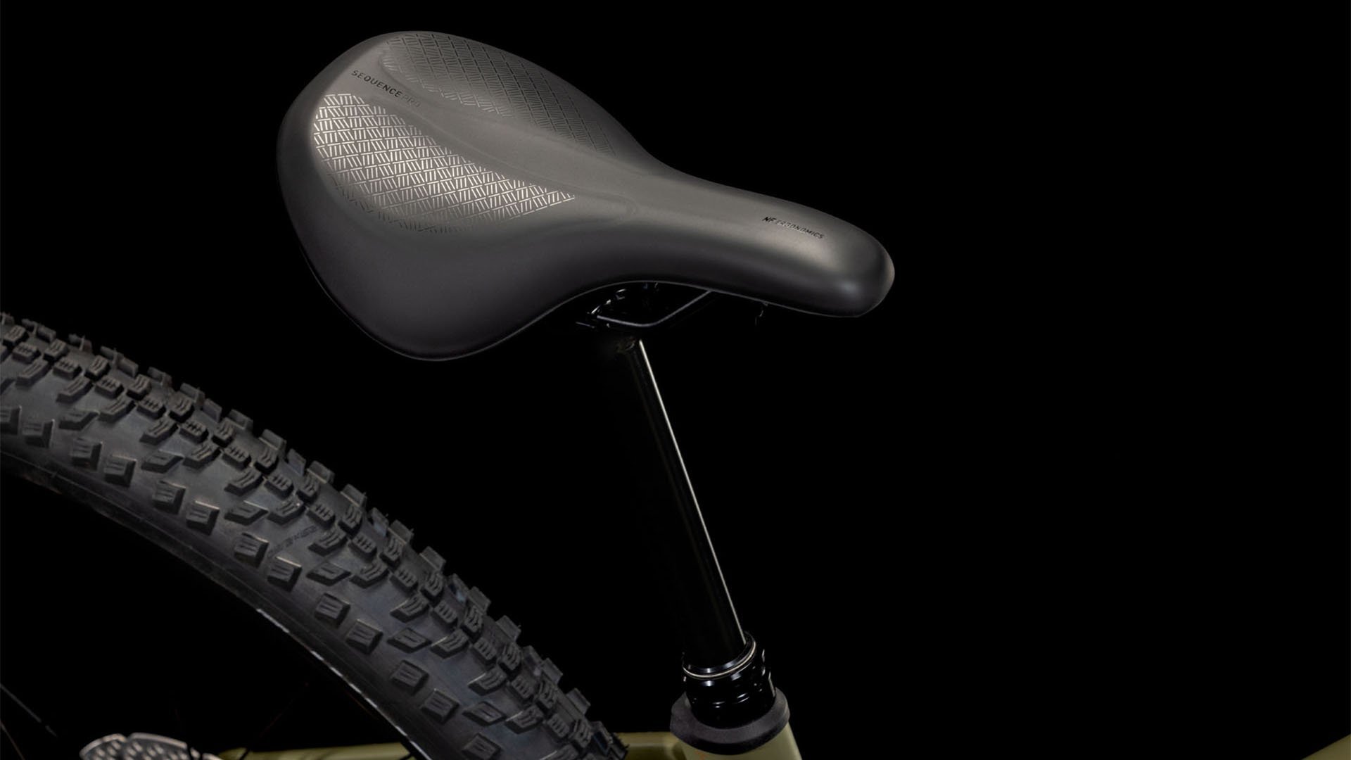2025 Cube Reaction Hybrid Pro Easy Entry Electric Hardtail Mountain Bike In Dusty Olive & Gold