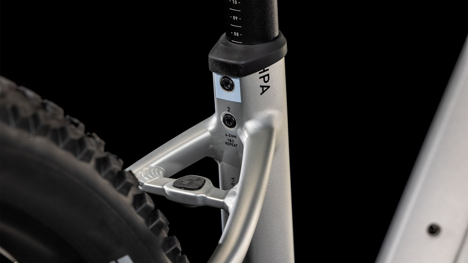 2025 Cube Reaction Hybrid One Easy Entry Electric Hardtail Mountain Bike In Silver & Black