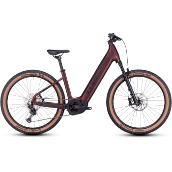 Reaction Hybrid SLX 750 Electric Mountain Bike in Ruby Red