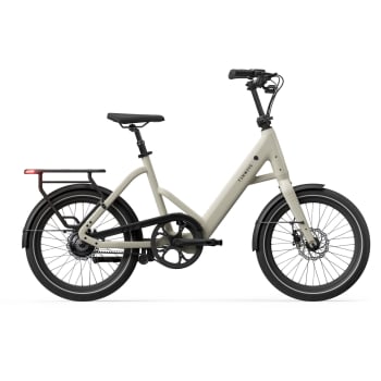 City Commuter CGO Compact Electric Compact Bike With Belt Drive  In Sandstone Beige