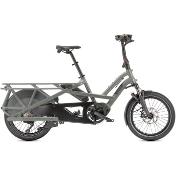GSD S10 LR 400Wh Performance CX Electric Cargo Bike In Gloss Dark Sage