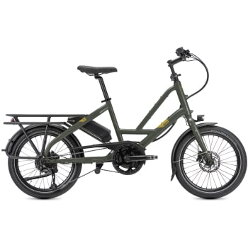 Quick Haul P9 LR Performance Electric Cargo Bike In Gloss Olive