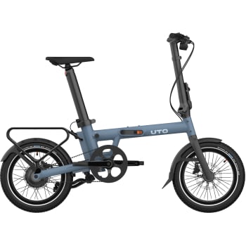 2026 Morning PRO16 Electric Folding Bike With Belt Drive & Automatic Gears In Satin Taupe, Mineral Blue Or Anthracite Grey