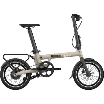 2026 Morning PRO16 Electric Folding Bike With Belt Drive & Automatic Gears In Satin Taupe, Mineral Blue Or Anthracite Grey