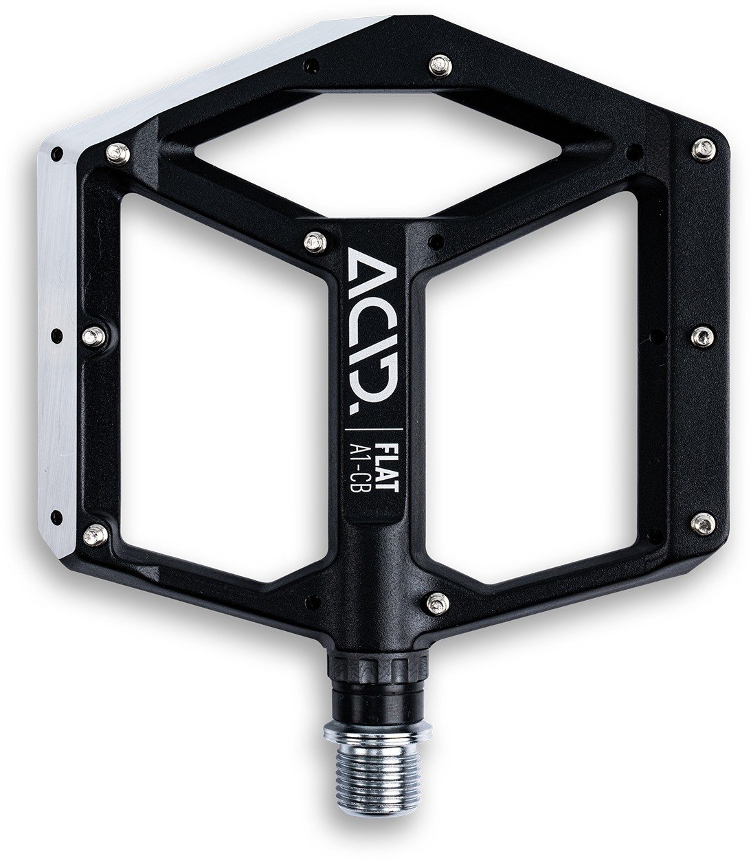 The Electric Bike Shop  Acid Pedals Flat A1-CB In Black, Silver, Blue, Green, Red or Oil Slick Black