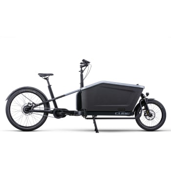 Cargo Hybrid 500Wh Electric Cargo Bike in Flash Grey & Black