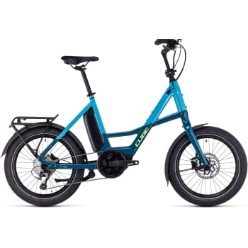 2023 Compact Sport Hybrid 500 Electric Compact Bike in Blue/Lime
