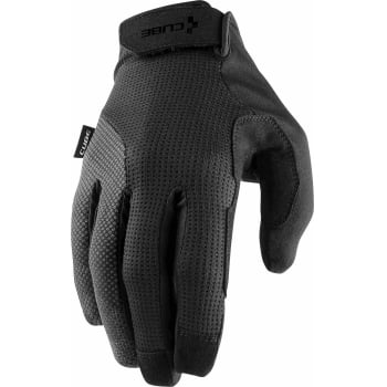 Comfort Long Finger Gloves in Black