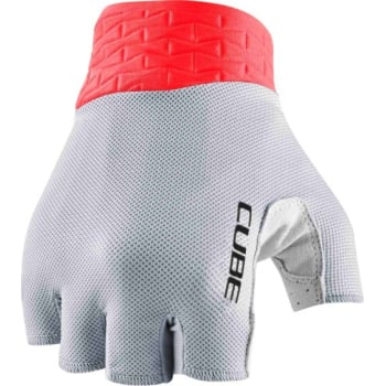 Gloves Performance Short Finger in Grey & Red