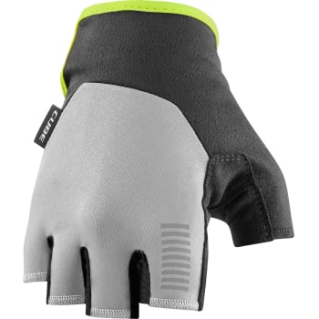 Gloves Short Finger X Natural Fit In Grey & Yellow