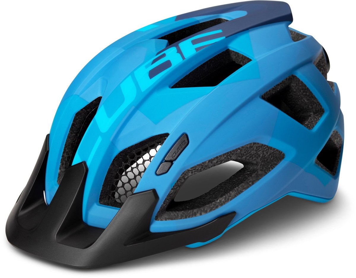 The Electric Bike Shop  Cube Helmet Pathos In Black, Blue, Grey, White, Red, Olive Or Teamlime Large 57-62cm Blue