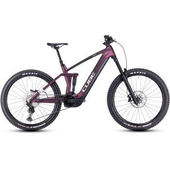 2023 Stereo Hybrid 160 HPC SLX 750 Electric Full Suspension Mountain Bike in Molotov Purple