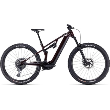 2024 Stereo Hybrid One55 C:68X SLX 750 Electric Full Suspension Mountain Bike in Liquid Red