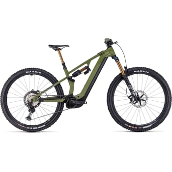 2024 Stereo Hybrid One55 C:68X TM 750 Electric Full Suspension Mountain Bike in Olive
