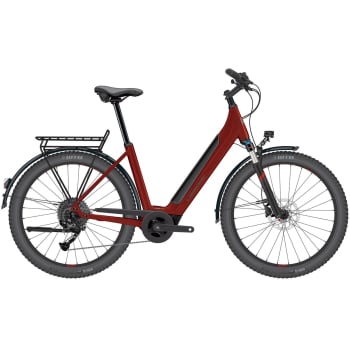e-Explorer 4.4 400Wh Low Step Electric Bike In Red