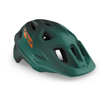 Echo MTB Helmet In Alpine And Orange
