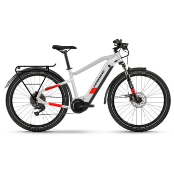 Trekking 7 630Wh Electric Bike With Crossbar in Pale Grey