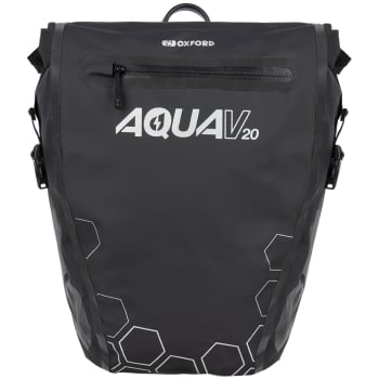 Aqua V 20 Single QR Pannier Bag In Black Or Orange