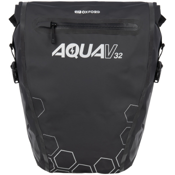 Aqua V 32 Double Pannier Bag In Black