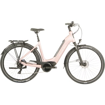 2023 Motus Tour Step Through Electric Bike With Derailleur Gears In Pink
