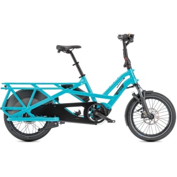 GSD S00 LX 500Wh Performance CX Electric Cargo Bike With Belt Drive In Beetle Blue