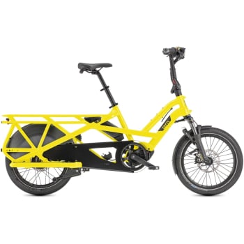 GSD S00 LX 500Wh Performance CX Electric Cargo Bike With Belt Drive In Yellow