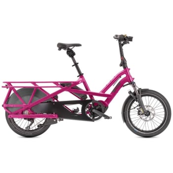 GSD S10 LX 500Wh Performance CX Electric Cargo Bike In Dragon Fruit