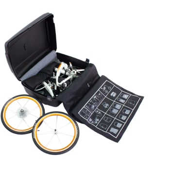 FlightSuit Folding Bicycle Protective Packing System For Suitcases In Black