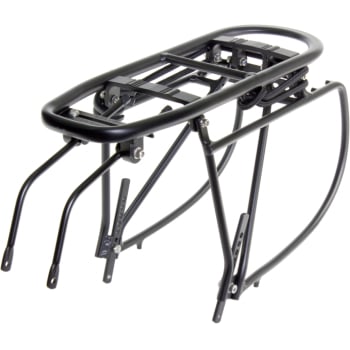Cargo Rear Pannier Rack For Folding Bikes In Black
